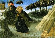 ANGELICO  Fra Saint Anthony the Abbot Tempted by a Lump of Gold oil